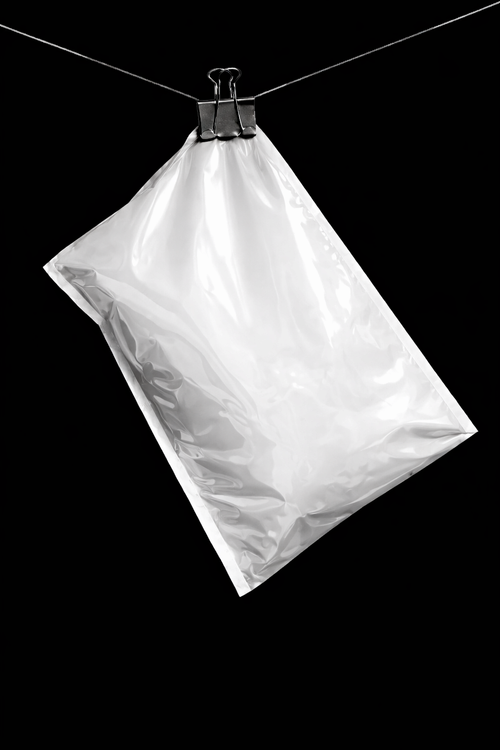 Hanging Poly Bag Mockup
