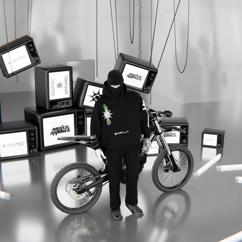 3D Streetwear Hoodie Template